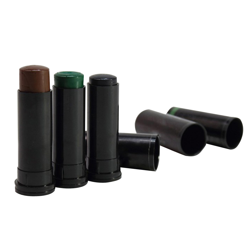 Camo Face Paint - 3-delige camouflage gezichtsverfsticks, geurloos, huidvriendelijk, zweet-