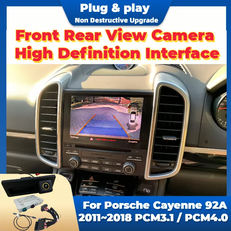 Trail Camera Infrared - Achteruitkijkcamera-Interface Voor Porsche Cayenne 92a 2011