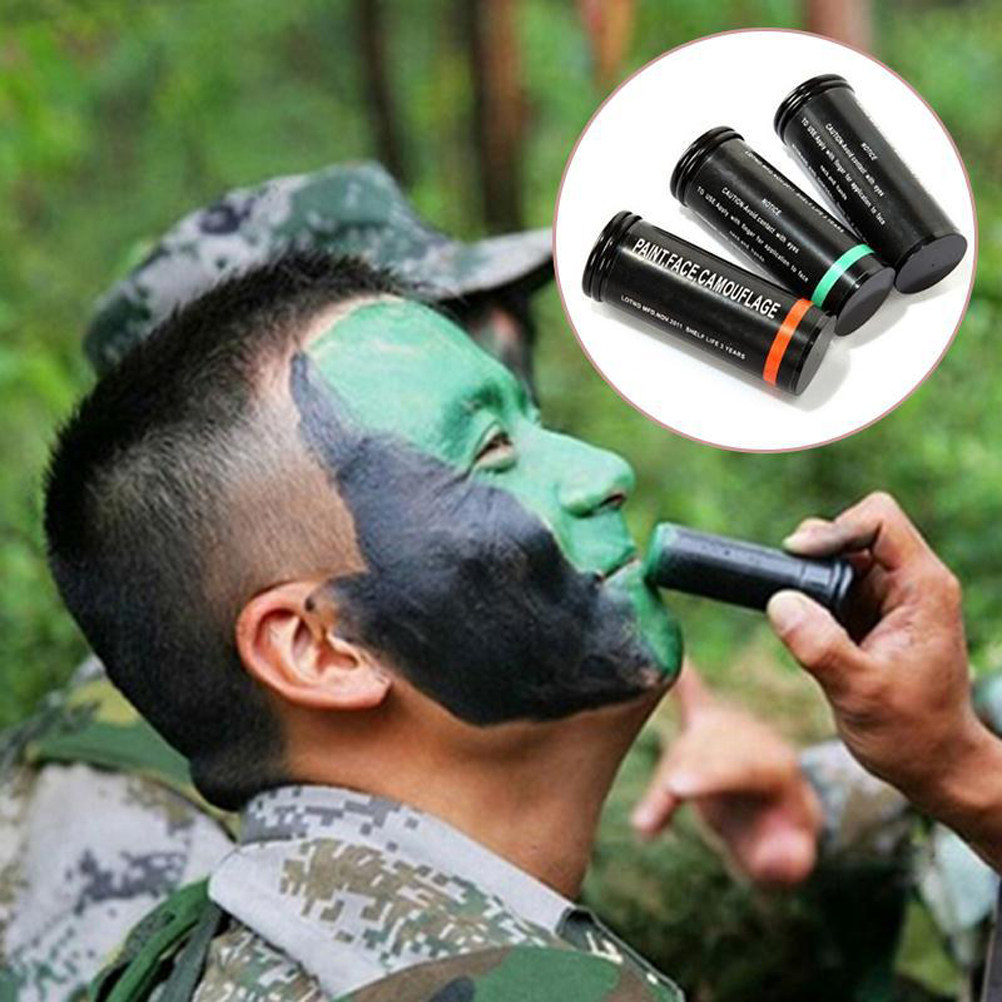 3-delige camouflage gezichtsve - Camo Face Paint recensie en prijs