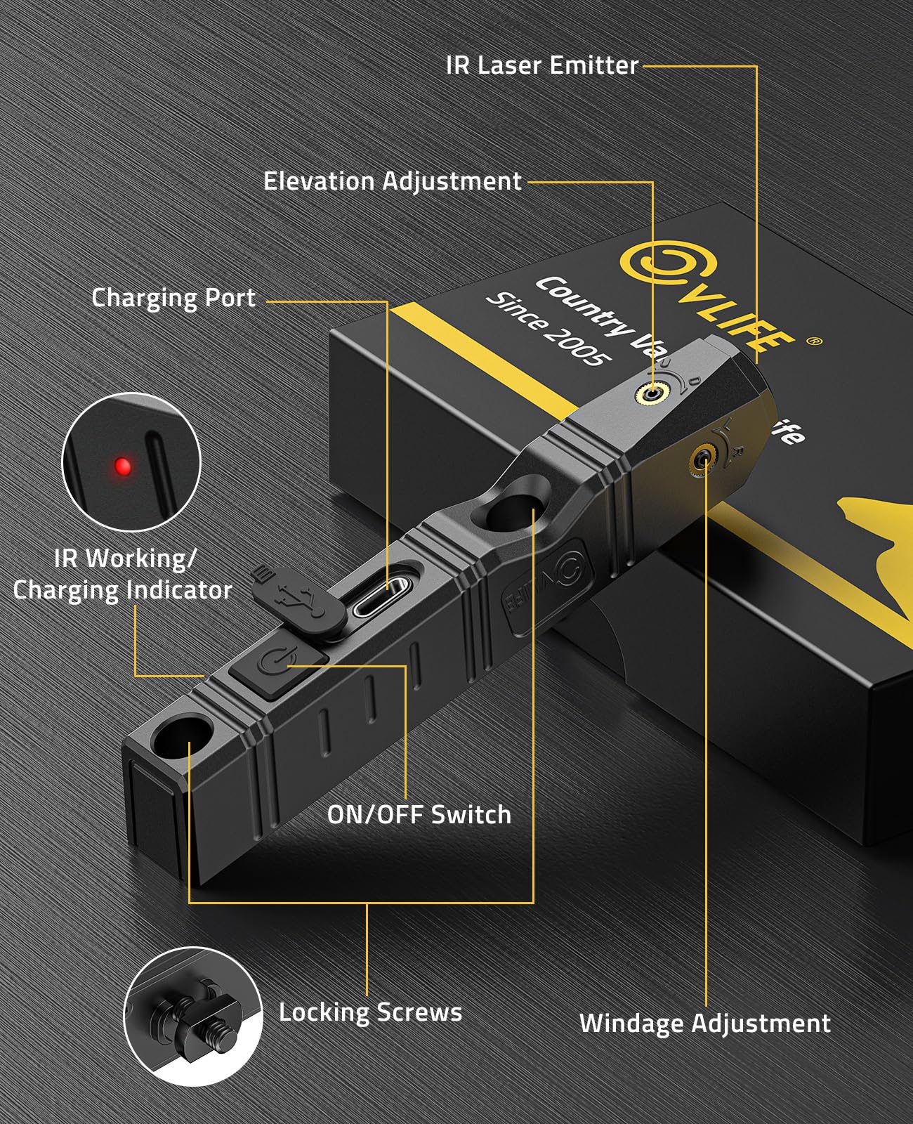 CVLIFE Infrarood laserzicht vo - Trail Camera Infrared recensie en prijs