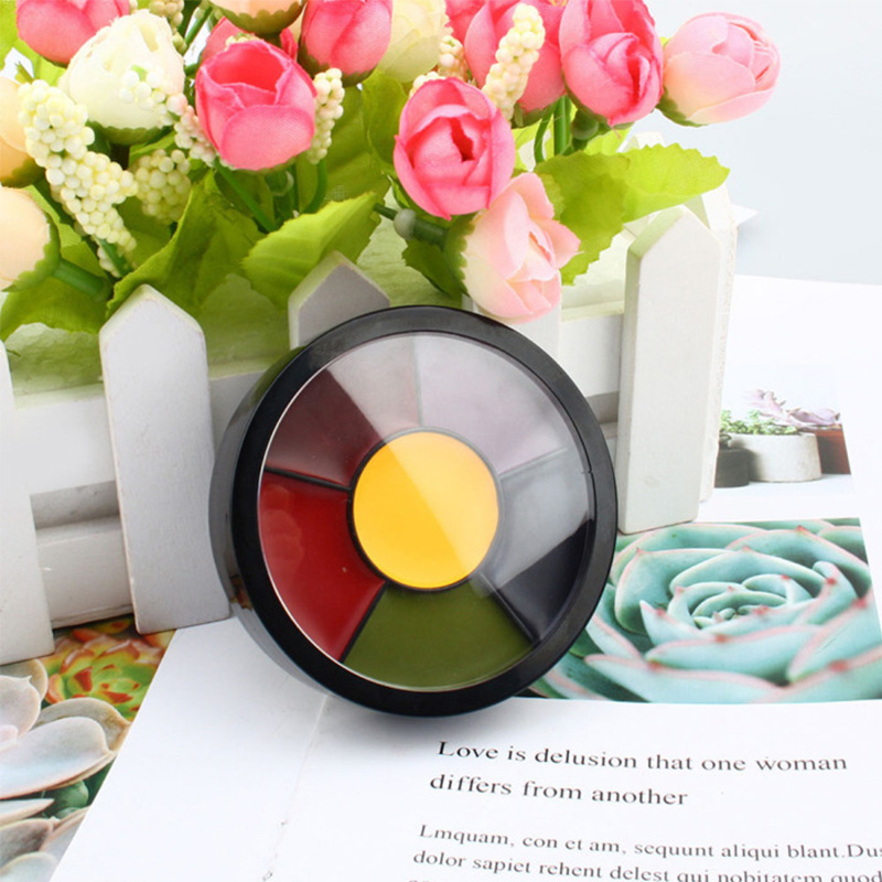6-kleuren olie gezichtsverfpal - Camo Face Paint recensie en prijs