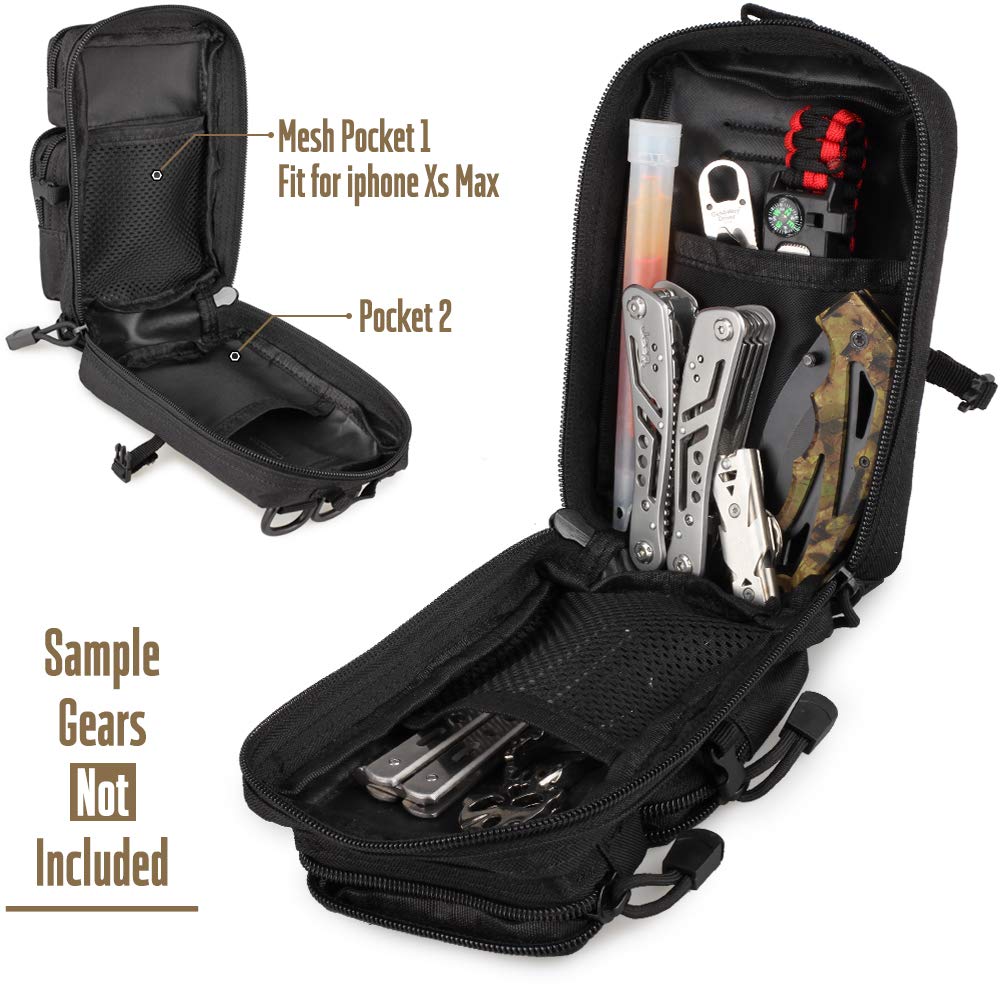 Mini Molle Utility Pouch, EDC  - Outdoor Hunting Gear Storage recensie en prijs